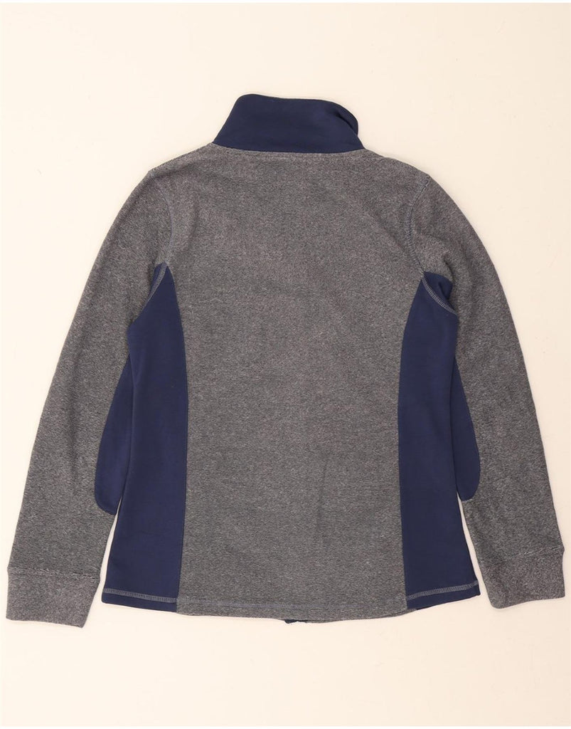 AVIREX Womens Tracksuit Top Jacket UK 14 Medium Grey Colourblock Polyester Vintage Avirex and Second-Hand Avirex from Messina Hembry 