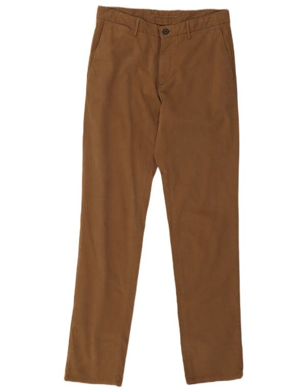 Massimo Dutti Ανδρικό παντελόνι Chino με λεπτή εφαρμογή EU 40 Medium W31 L31 Beige