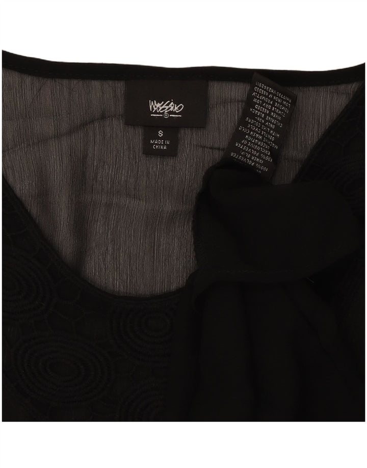 Mossimo Γυναικείο φόρεμα παραλίας UK 10 Small Black Polyester