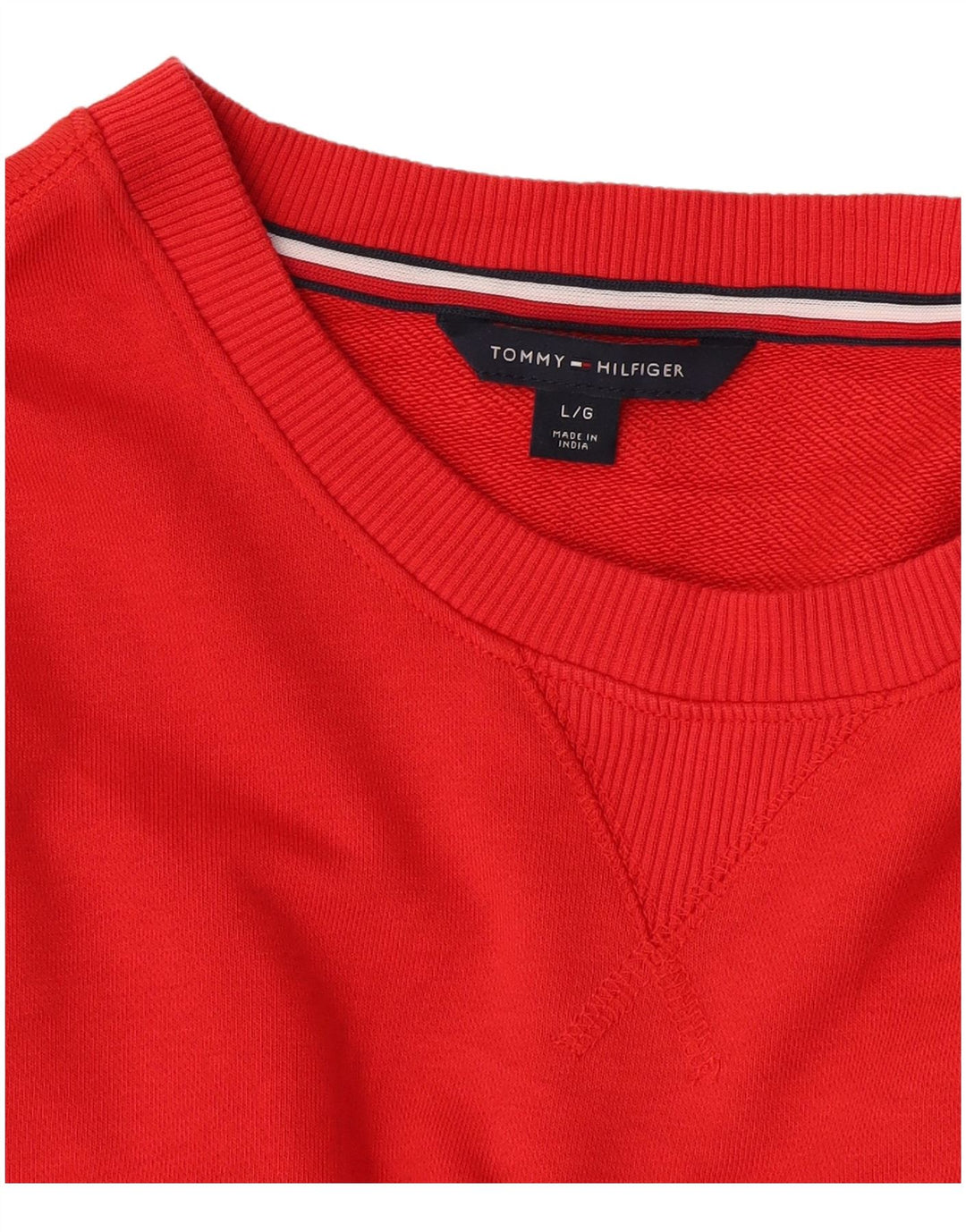 Tommy Hilfiger Γυναικεία Φούτερ Jumper UK 16 Large Red