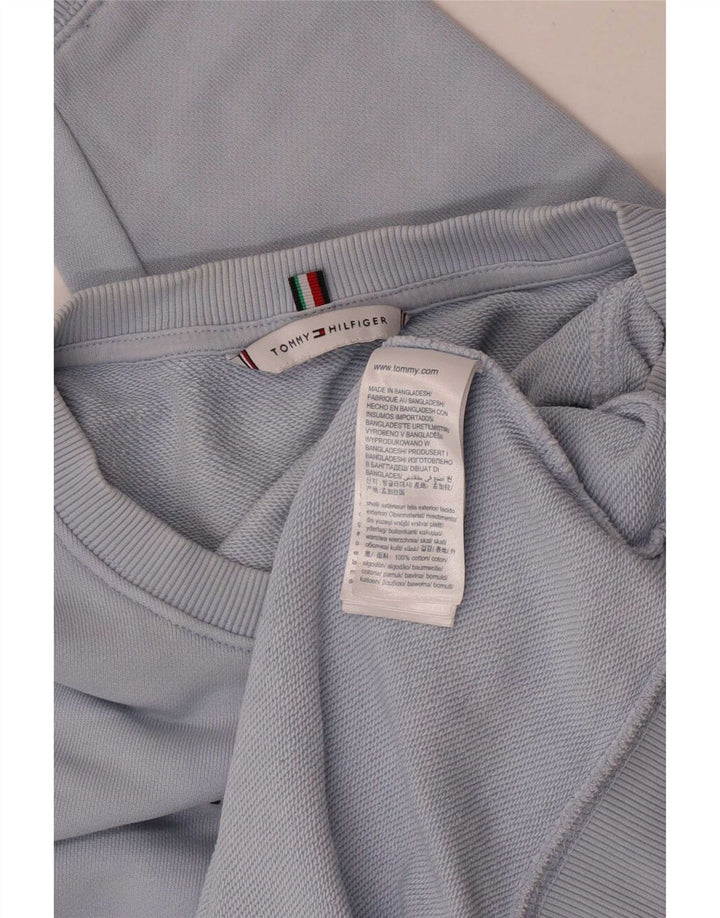 Γυναικεία φούτερ Tommy Hilfiger Graphic Jumper UK 14 Large Blue