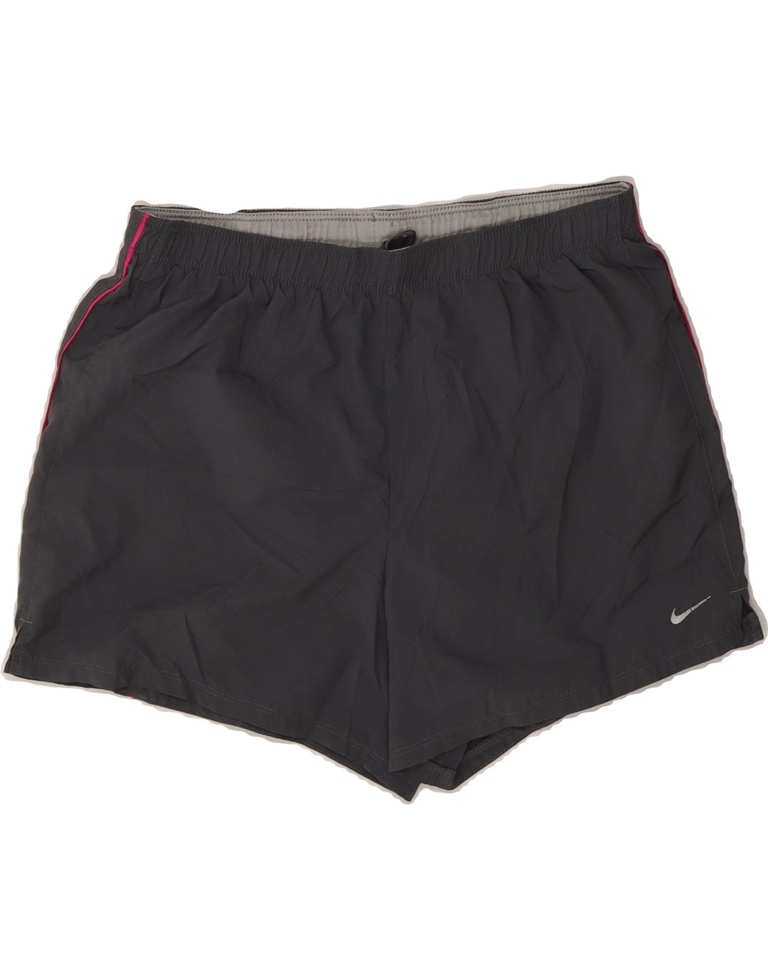NIKE Womens Sport Shorts UK 12/14 Medium  Grey Vintage Nike and Second-Hand Nike from Messina Hembry 