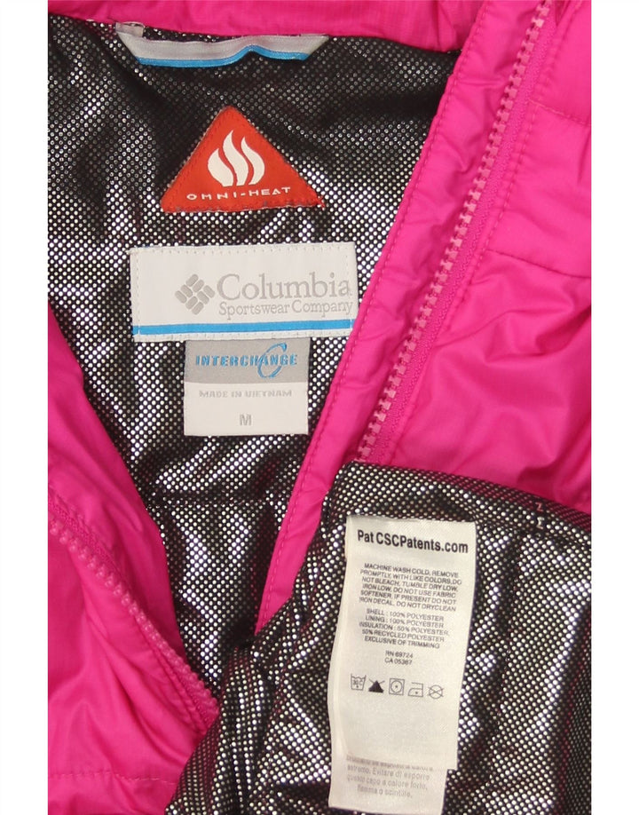 Γυναικείο μπουφάν Columbia Interchange με επένδυση UK 14 Medium Pink Polyester