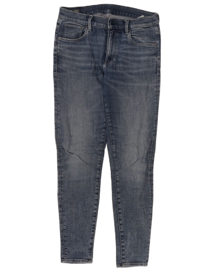 G-STAR Γυναικείο 3301 Skinny Jeans W30 L32 Μπλε βαμβακερό
