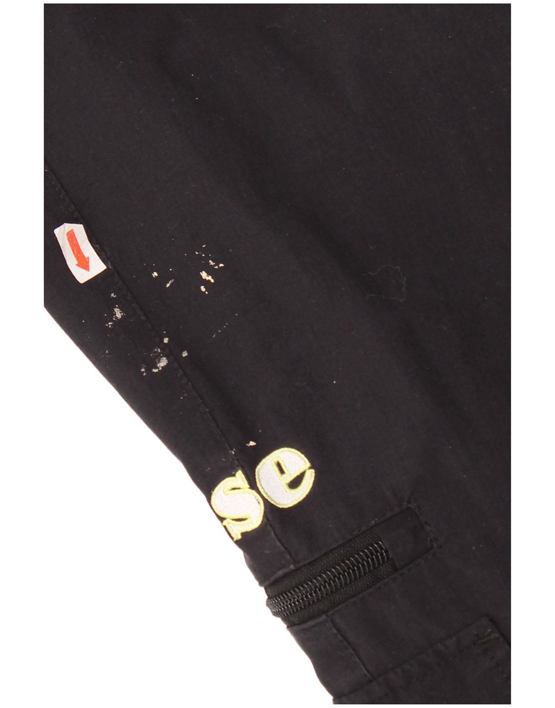 Ellesse Ανδρική φόρμα Cargo Παντελόνι Joggers Μεγάλο Μαύρο Nylon