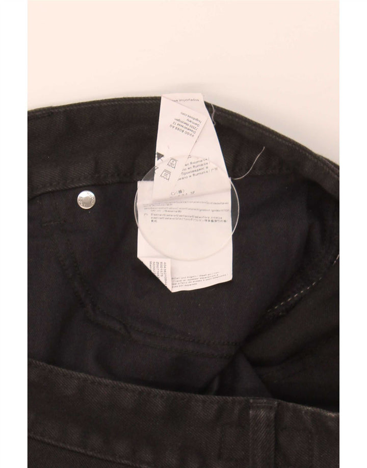 Ανδρικό τζιν ίσιο Hugo Boss W34 L32 Μαύρο βαμβακερό