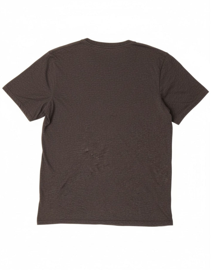 NIKE Mens Athletic Cut Graphic T-Shirt Top Medium Grey Cotton