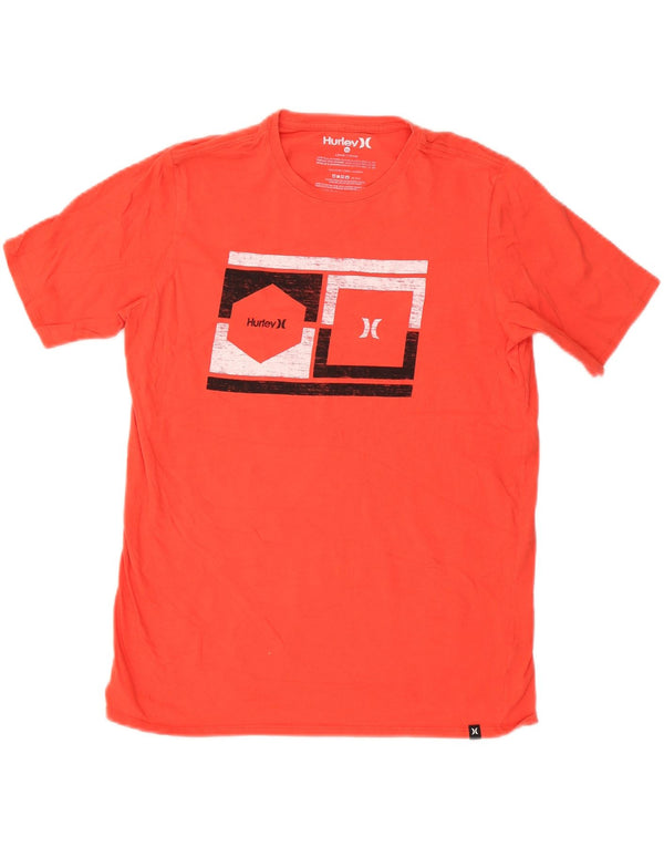 Μπλουζάκι Hurley Boys Graphic T-Shirt 13-14 ετών XL κόκκινο βαμβακερό