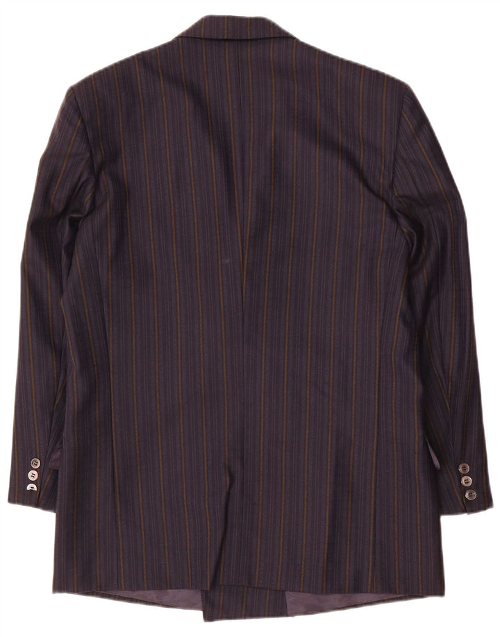 San Remo Ανδρικό μπουφάν Blazer με διπλό στήθος IT 48 Medium Navy Blue ριγέ