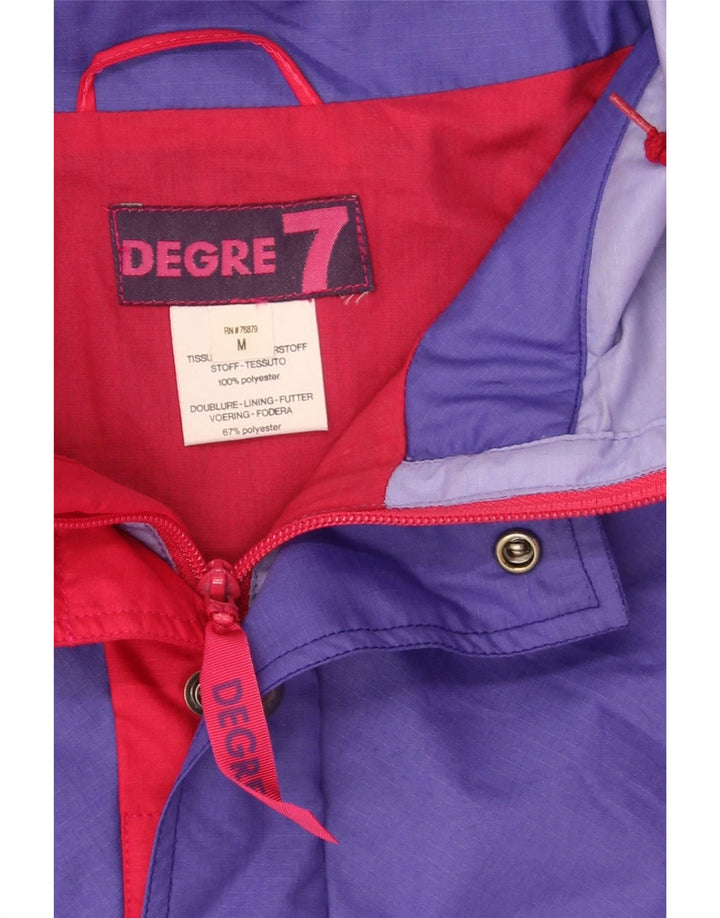 Ανδρικό μπουφάν σκι με κουκούλα Degre 7 UK 38 Medium Purple Colourblock