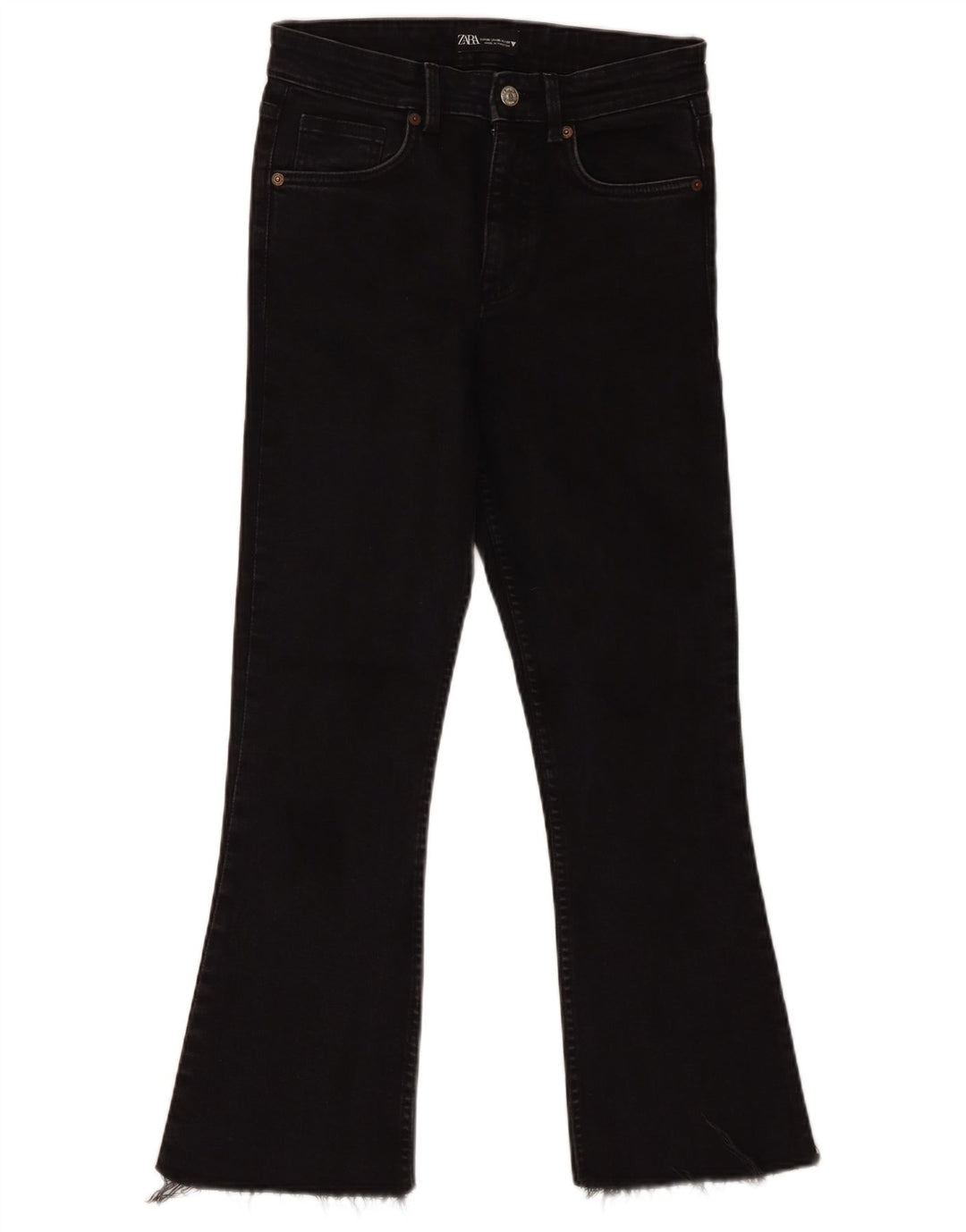 Zara Γυναικείο Τζιν μποτάκι EU 38 Small W28 L27 Μαύρο