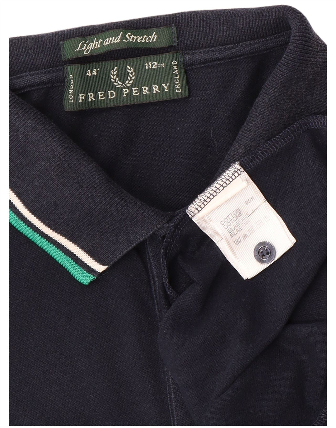 Fred Perry Ανδρικό πουκάμισο πόλο μεσαίου μπλε βαμβακερό