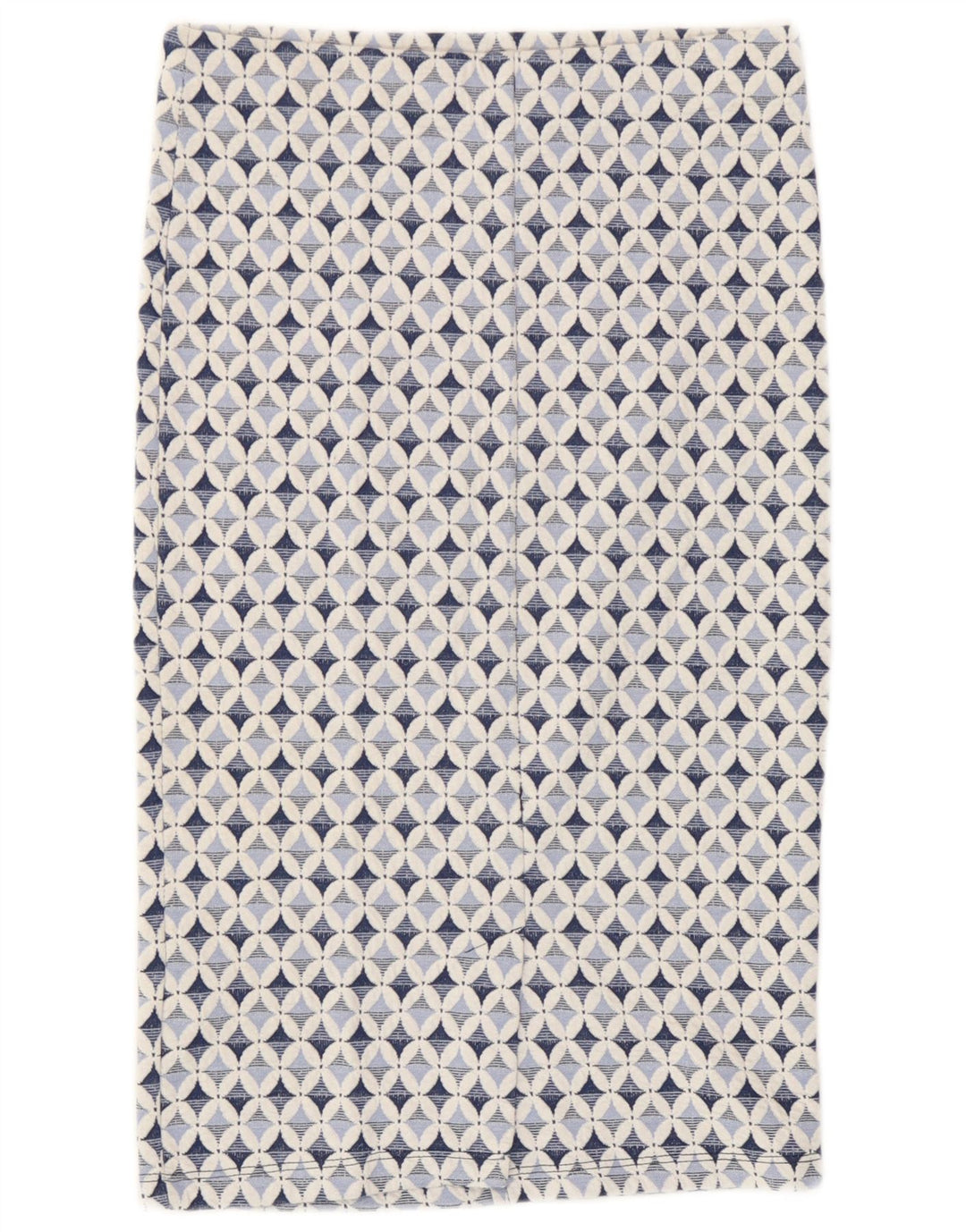 Zara Γυναικεία Trafaluc ίσια φούστα Medium W28 Blue Geometric Polyester