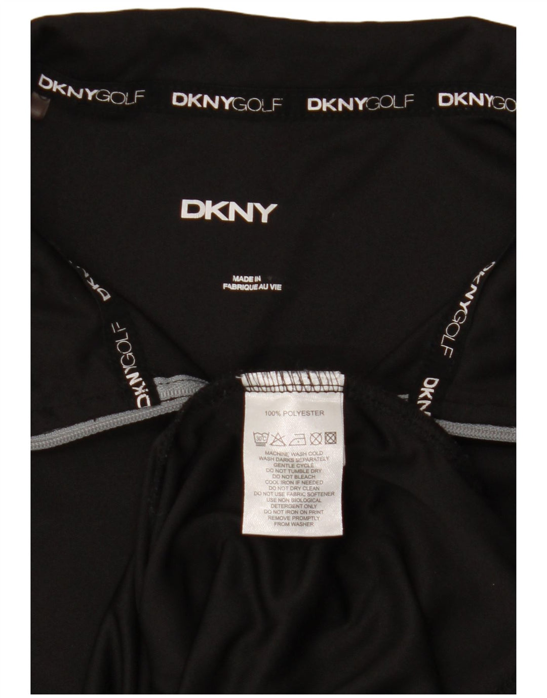 Ανδρική φόρμα πουλόβερ με φερμουάρ DKNY Top Large Μαύρο Πολυεστέρας