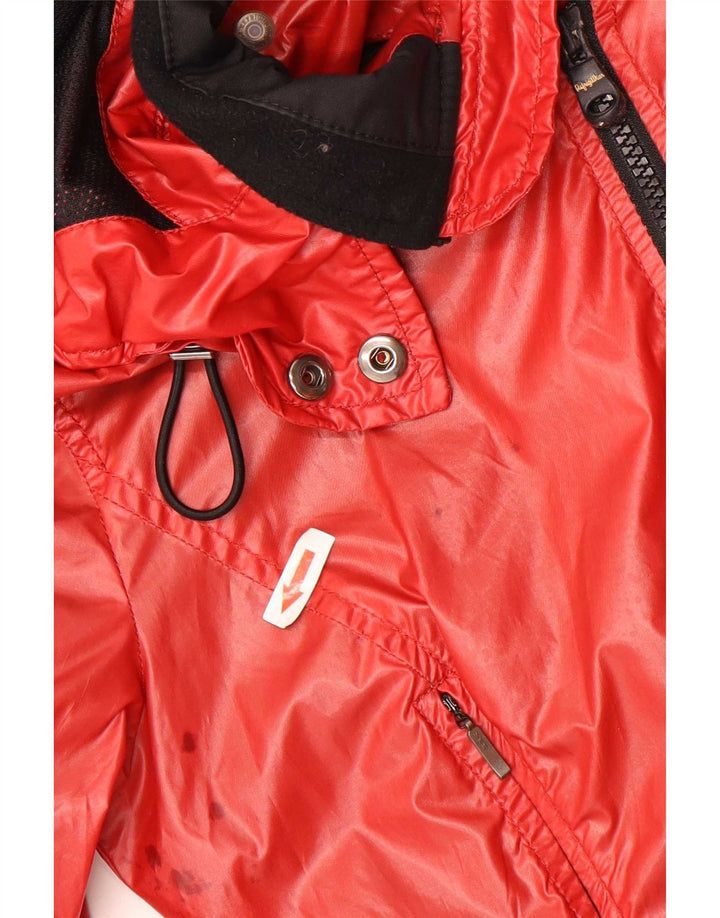 Refrigiwear Γυναικείο μπουφάν βροχής με κουκούλα IT 38 XS Red Polyester