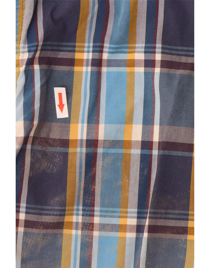 Ανδρικό πουκάμισο Tommy Hilfiger New York Fit Medium Blue Check Cotton