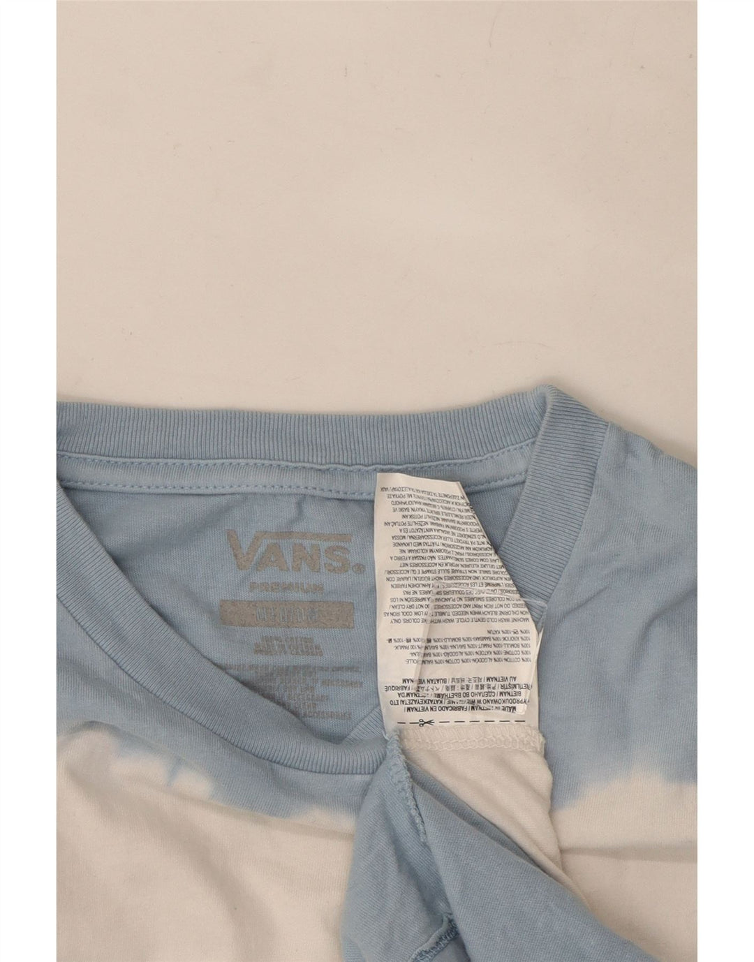 Vans Ανδρικό γραφικό μπλουζάκι μακρυμάνικο μεσαίο μπλε βαμβακερό βαμβακερό