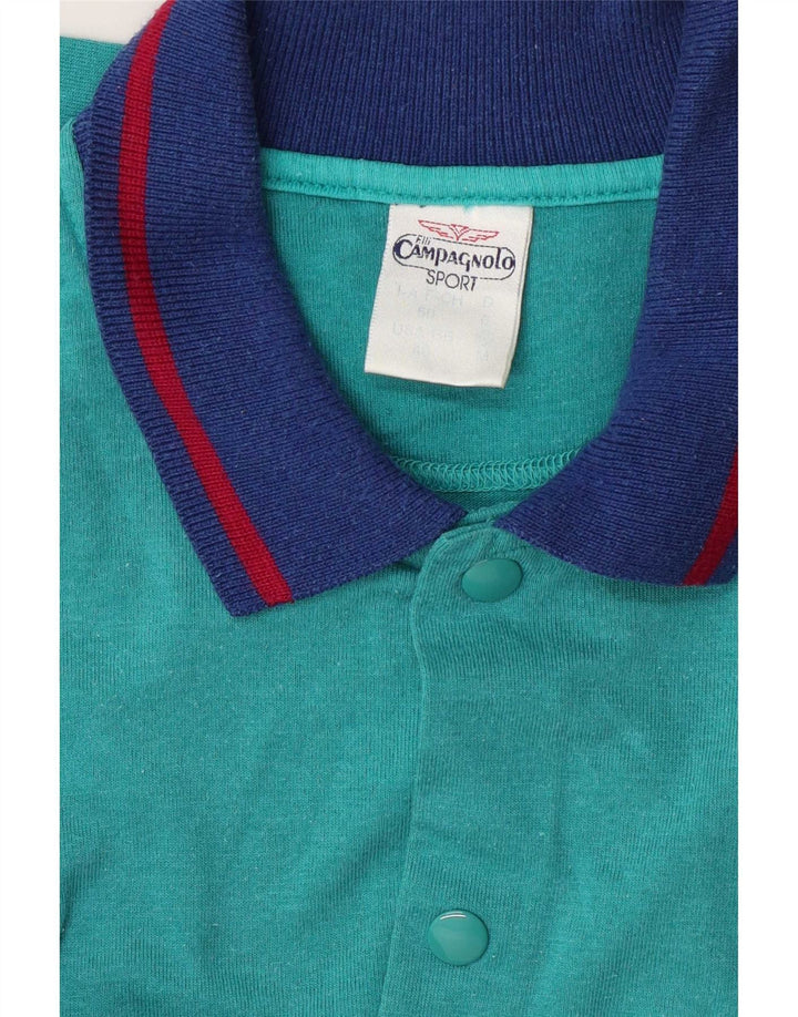 Ανδρικό γραφικό φούτερ Campagnolo Loose Fit Jumper IT 50 Medium Turquoise