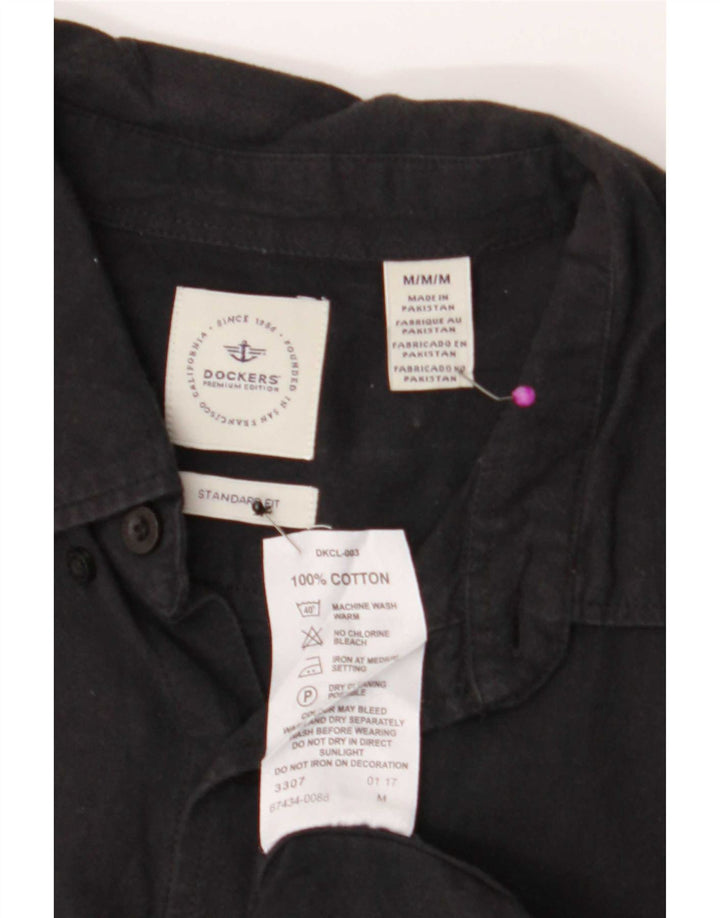Dockers Ανδρικό πουκάμισο Standard Fit Medium Black Cotton