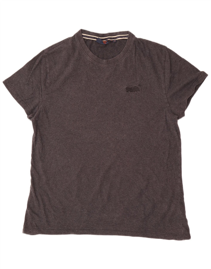 Ανδρικό γραφικό T-Shirt Superdry Top XL Γκρι βαμβακερό