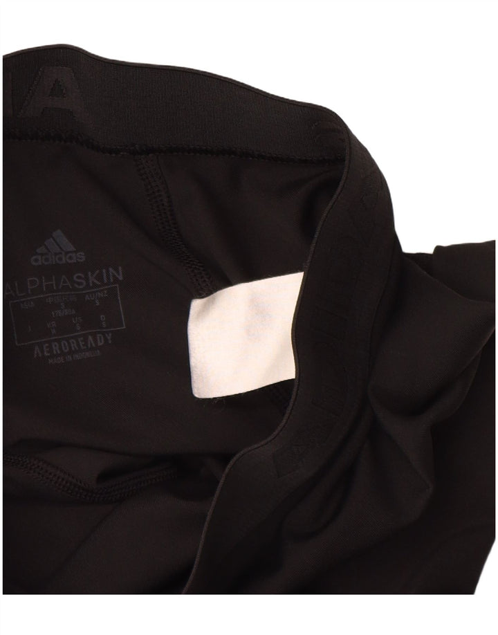 Γυναικεία γραφικά κολάν ADIDAS Aeroready UK 8 Small Black