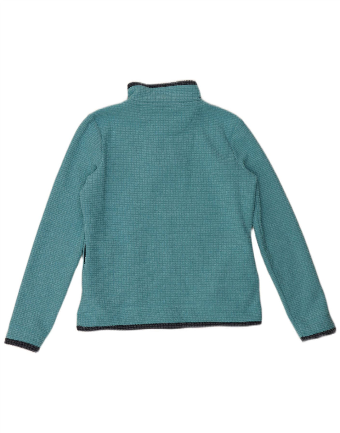 Weird Fish γυναικείο φερμουάρ Fleece Jumper UK 12 Medium Blue Polyester