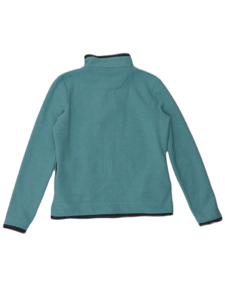 Weird Fish γυναικείο φερμουάρ Fleece Jumper UK 12 Medium Blue Polyester