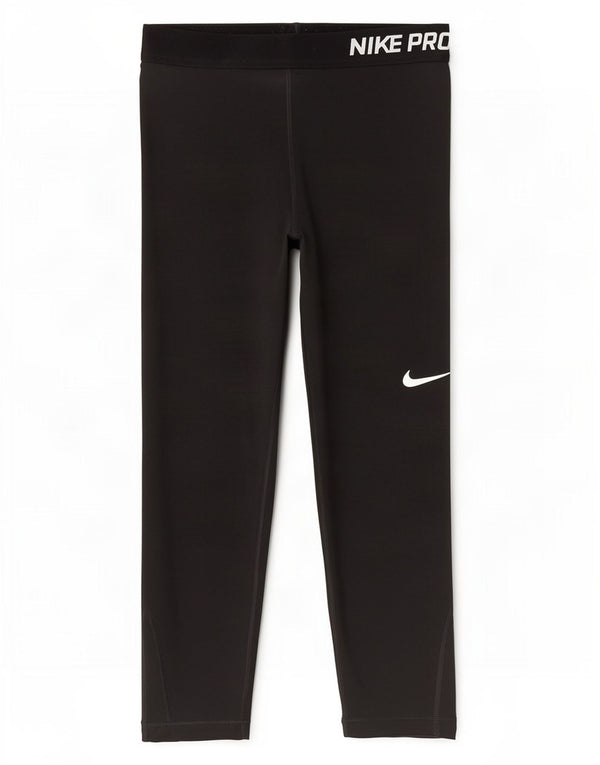 Γυναικεία Nike Dri Fit Graphic Capri κολάν UK 8 Small Black Polyester