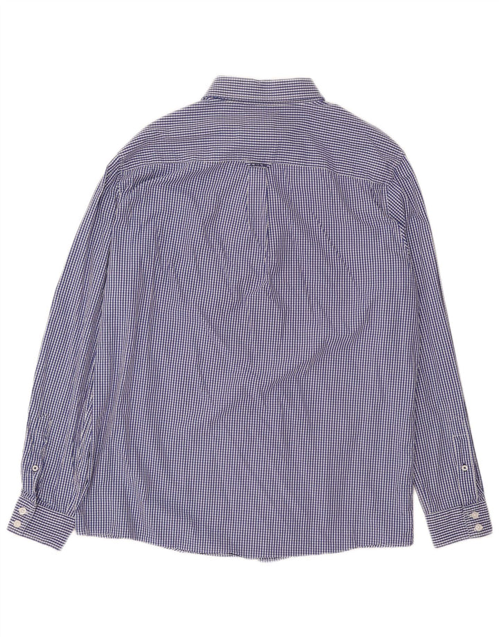 J. Crew Ανδρικό πουκάμισο Classic Fit XL Blue Gingham Cotton