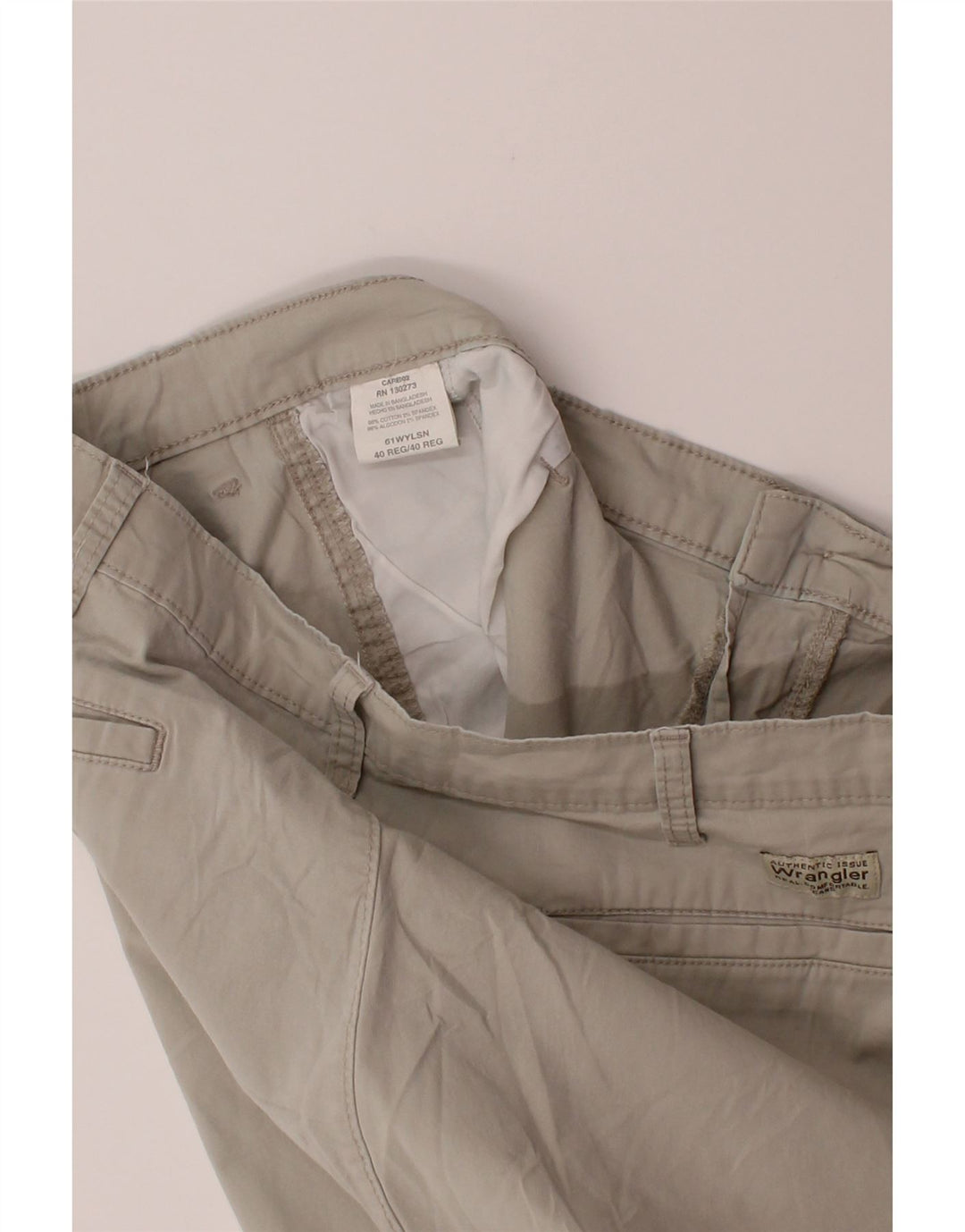 WRANGLER Mens Cargo Shorts W40 XL  Beige Cotton Vintage Wrangler and Second-Hand Wrangler from Messina Hembry 