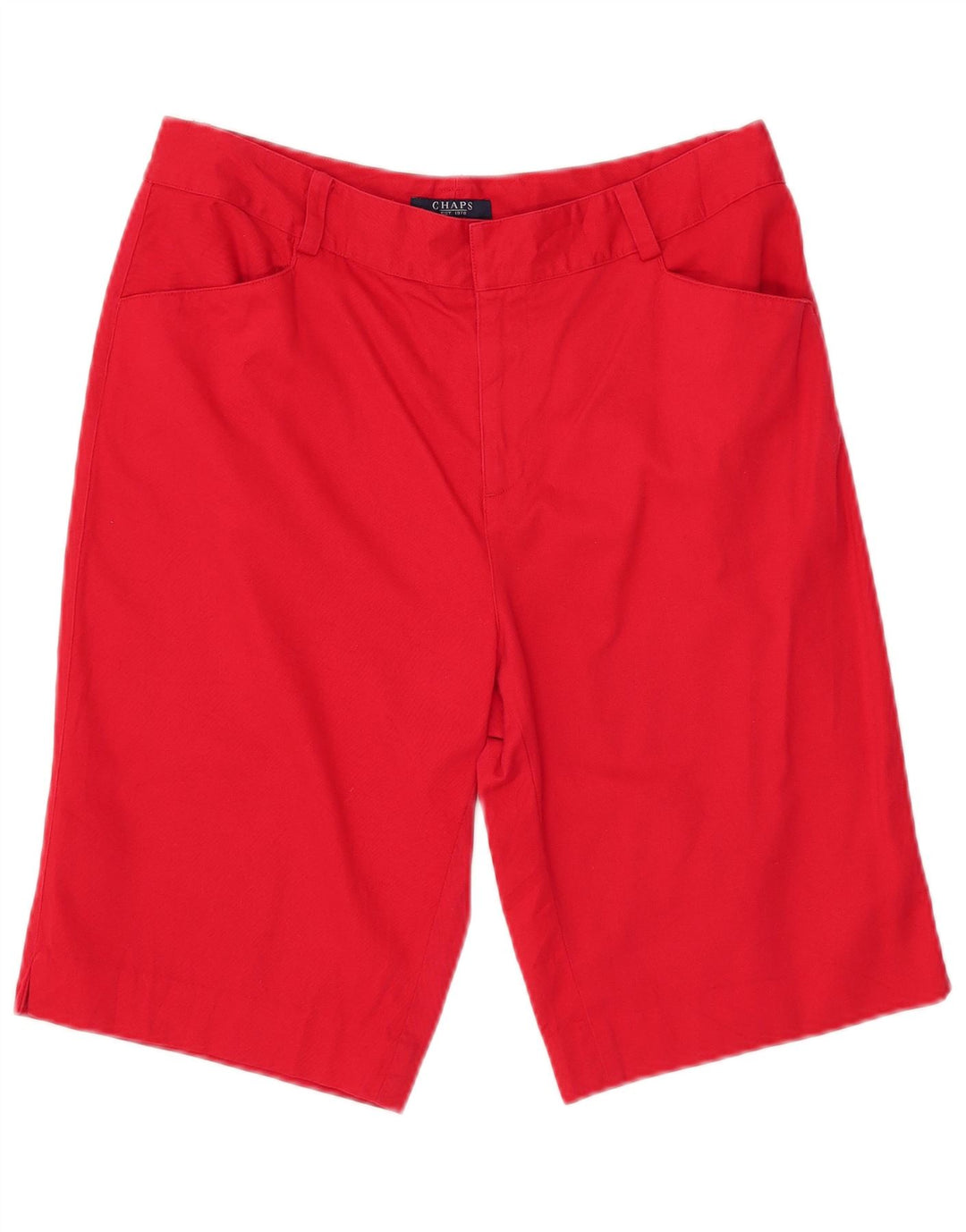 Chaps Γυναικείο casual σορτς US 10 μεγάλο W32 κόκκινο βαμβακερό