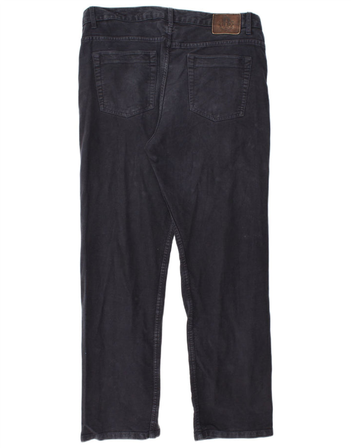 Marks & Spencer Mens Blue Harbour Casual Παντελόνι W36 L31 Navy Blue