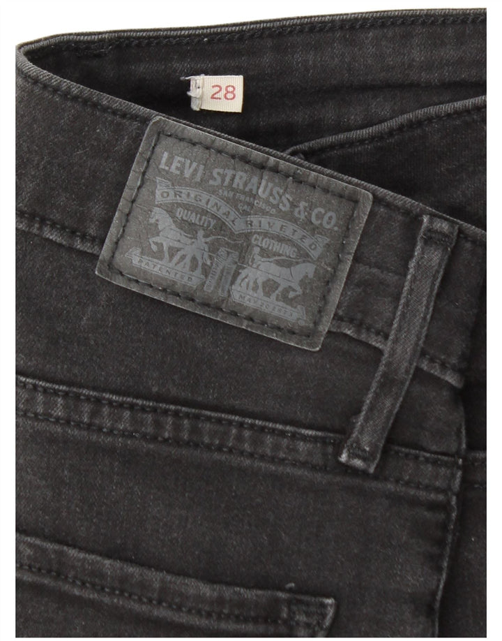 LEVI'S Womens Skinny Jeans W28 L27 Black