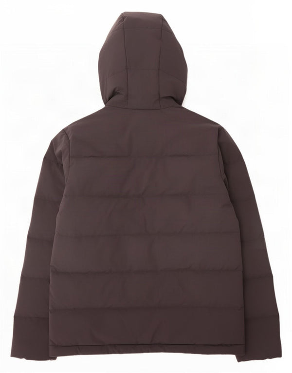 Adidas Γυναικείο μπουφάν με κουκούλα UK 4/6 XS Μαύρο Πολυεστέρας