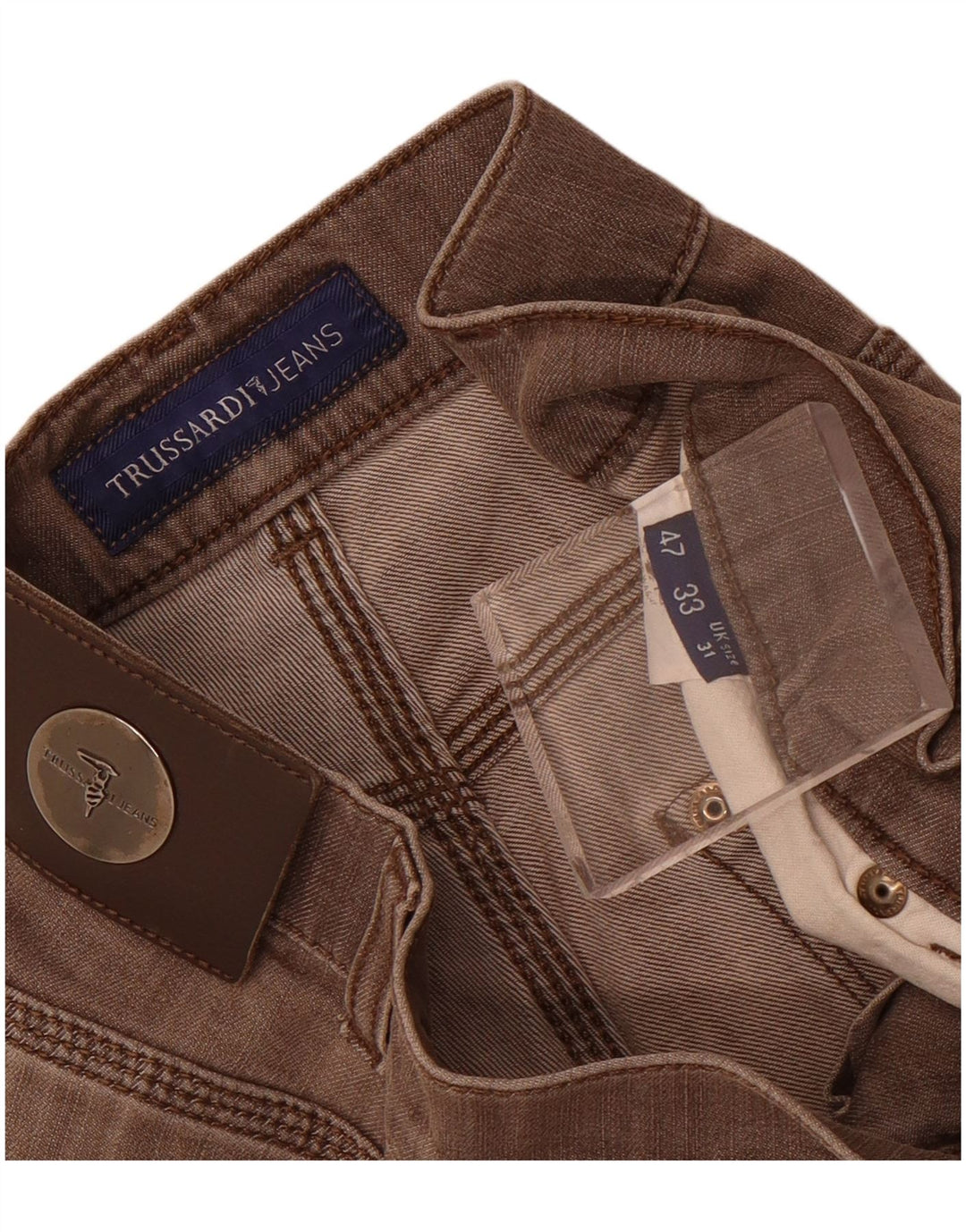 Trussardi Ανδρικό Slim Jeans IT 47 Small W31 L29 Grey