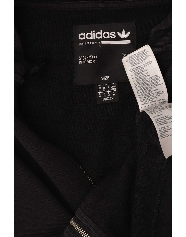 Ανδρικό πουλόβερ με κουκούλα με φερμουάρ Adidas μεσαίο βαμβακερό