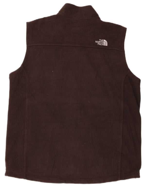 The North Face Mens Fleece Gilet UK 40 Large Black Polyester