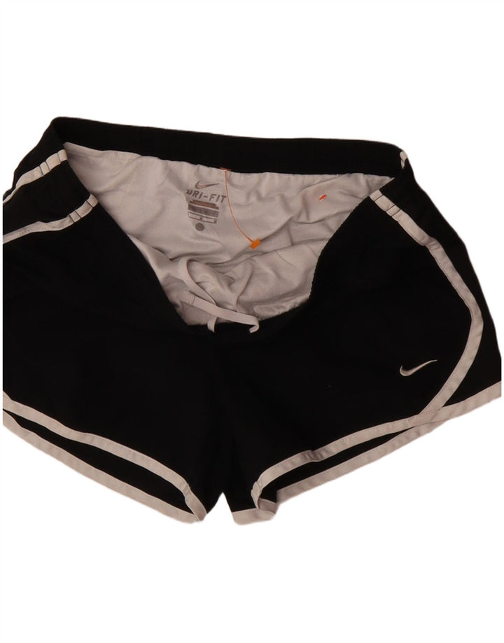 Γυναικείο αθλητικό σορτς NIKE Dri Fit UK 12 μεσαίο μαύρο πολυεστέρα
