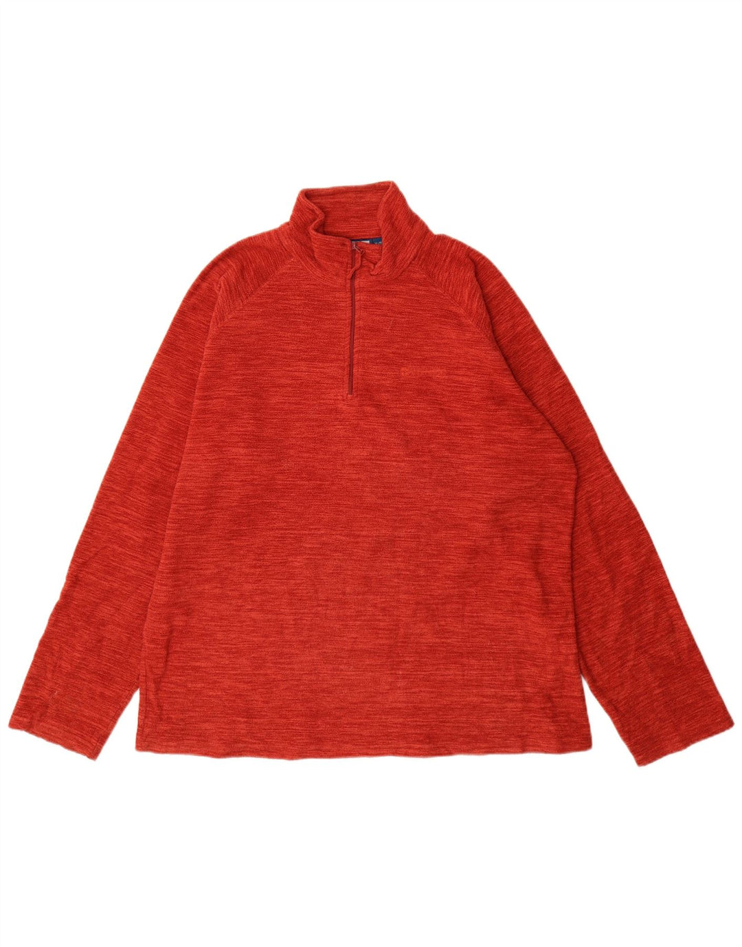 Mountain Warehouse Ανδρικό φερμουάρ Fleece Jumper XL Orange Polyester