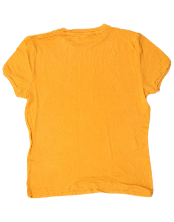 Ανδρικό T-Shirt Zara Τοπ μεσαία κίτρινη βισκόζη