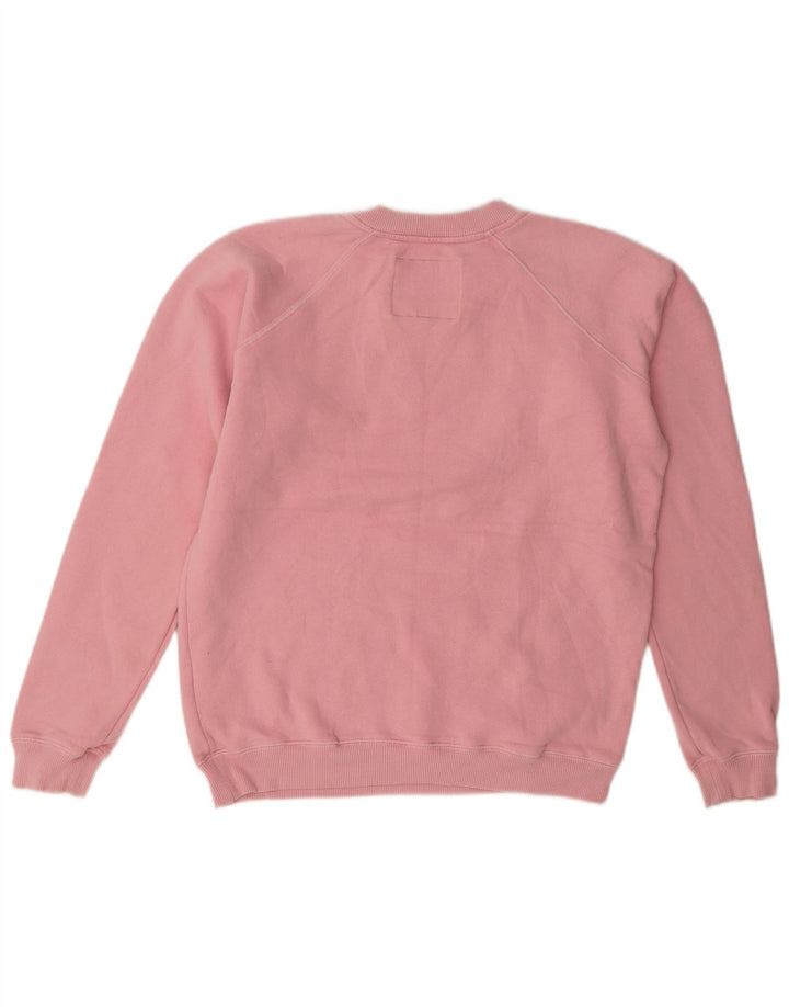 Jack Wills Γυναικεία φούτερ υπερμεγέθη Jumper UK 8 Small Pink Cotton
