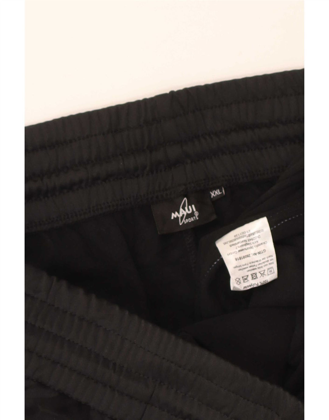 Maui and Sons Ανδρική φόρμα παντελόνι Joggers 2XL Μαύρο Πολυεστέρα