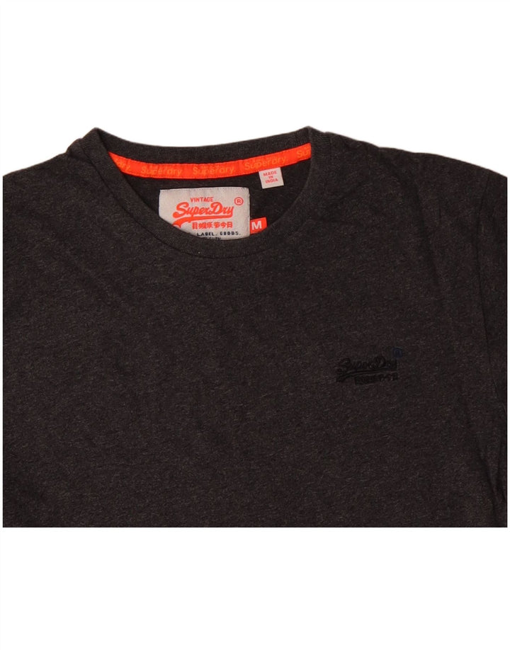 Γυναικείο T-Shirt SUPERDRY Top UK 14 Medium Grey Cotton