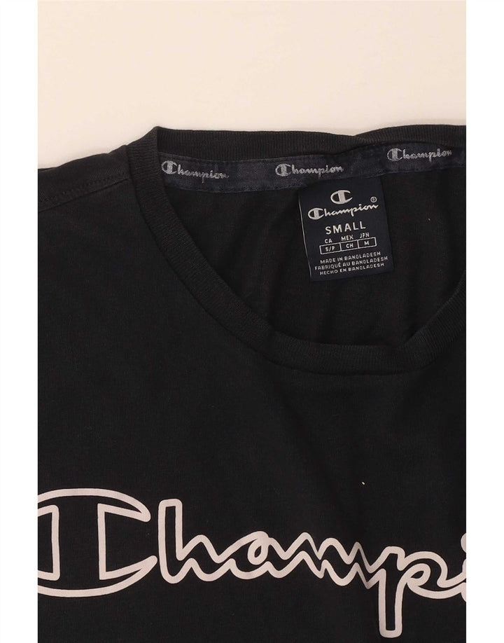Ανδρικό γραφικό T-shirt Champion Top Small Navy Blue