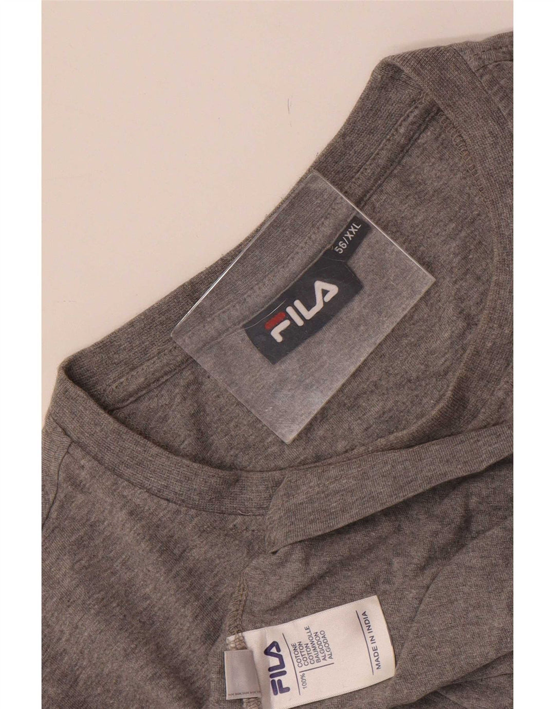 Ανδρικό T-Shirt Fila Top IT 56 2XL Γκρι Flecked