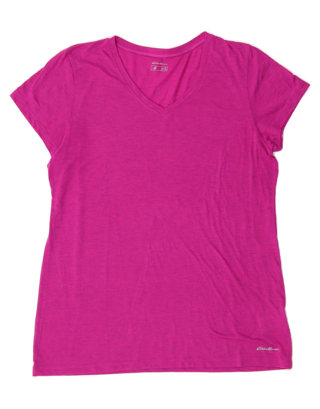 EDDIE BAUER Womens T-Shirt Top UK 18 XL Purple Polyester Vintage Eddie Bauer and Second-Hand Eddie Bauer from Messina Hembry 