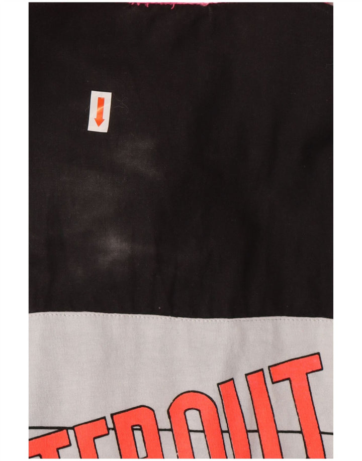 Γυναικεία αθλητική φόρμα VINTAGE Top Jacket UK 18 XL Black Colourblock