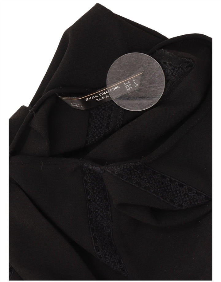 Γυναικεία κοντομάνικη φόρμα Zara UK 14 Large Black