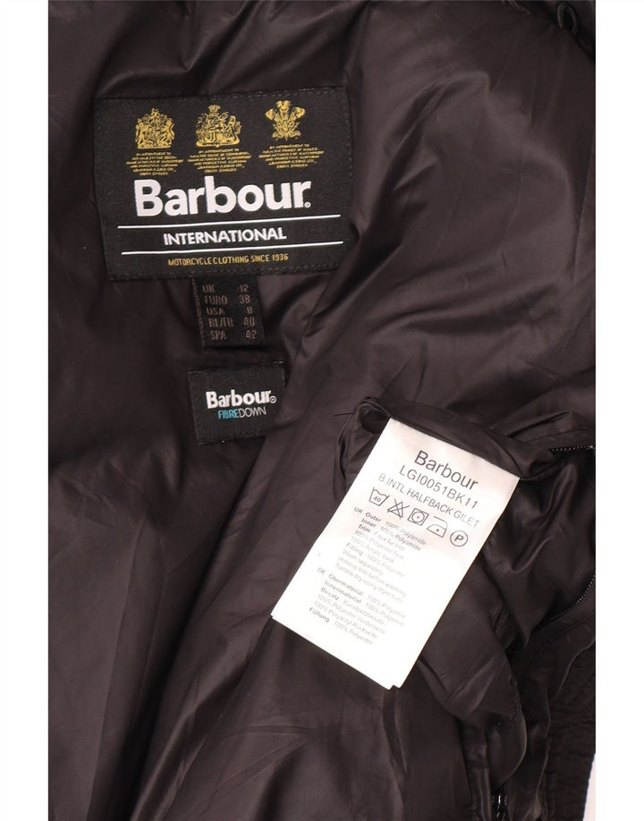 Barbour Womens Gilet Gilet UK 12 Medium Black Polyamide
