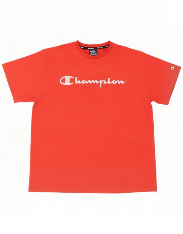 Ανδρικό γραφικό μπλουζάκι Champion Top Large Red